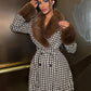 Winter Charm Luxe Trench Coat