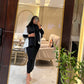 Kita Statement Dress With Shawl/Cape