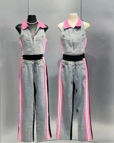 Denim Chic Coords Set