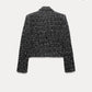 Enzo Luxe Tweed Blazer