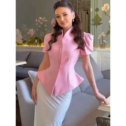 Zyva Luxe Peplum Top