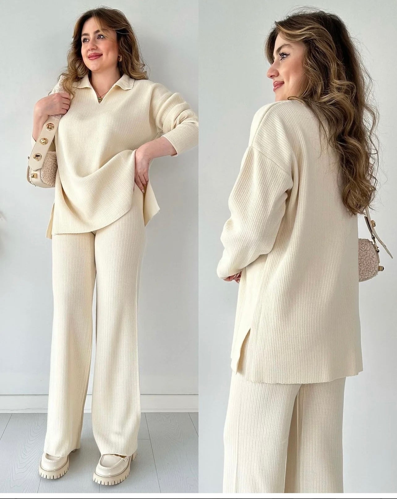 Tiara Knitted Cords Set