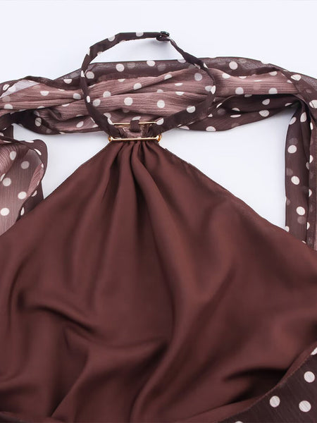 Liara top with attached scarf