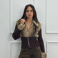 Fur Allure Knit Jacket