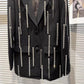 Luxury Rhinestone Fringe Blazer