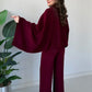 Kiana Drape knit cordset