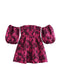 Crimson Bloom Luxe Dress