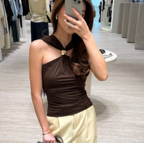 Selina Knot Top