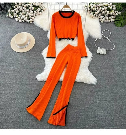 Fall Spilt Two Piece Set