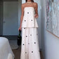 Polka Dot Strapless Coords