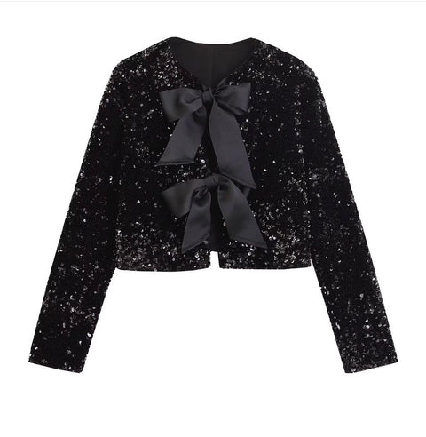 Sequins Bow Jacket