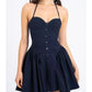 Melody Pinstripe Mini Dress