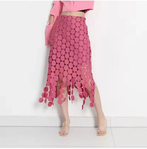 Calia Fringe Skirt