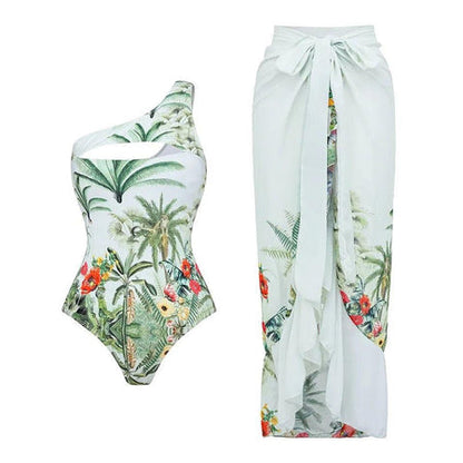 Palm Whisper Swimsuit Set