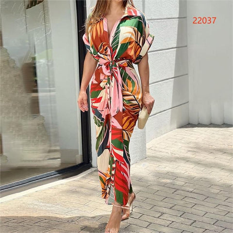 Floral Drape Dress