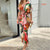 Floral Drape Dress