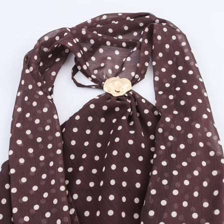 Liara top with attached scarf