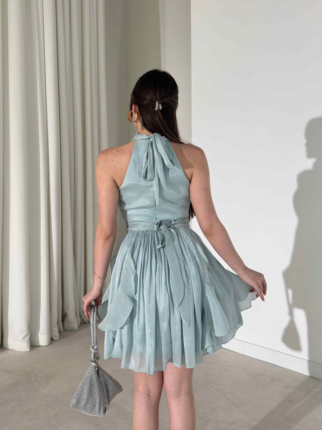 Aurora Ruffle Mini Dress