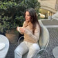 Faux fur Knitwear