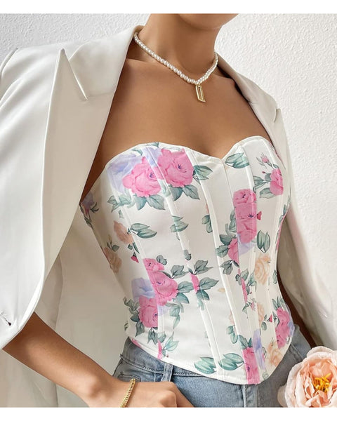 Flora Corset Top