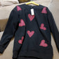 Heart Embellish Sweatshirt