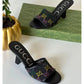 Guccii Swarovski Mules
