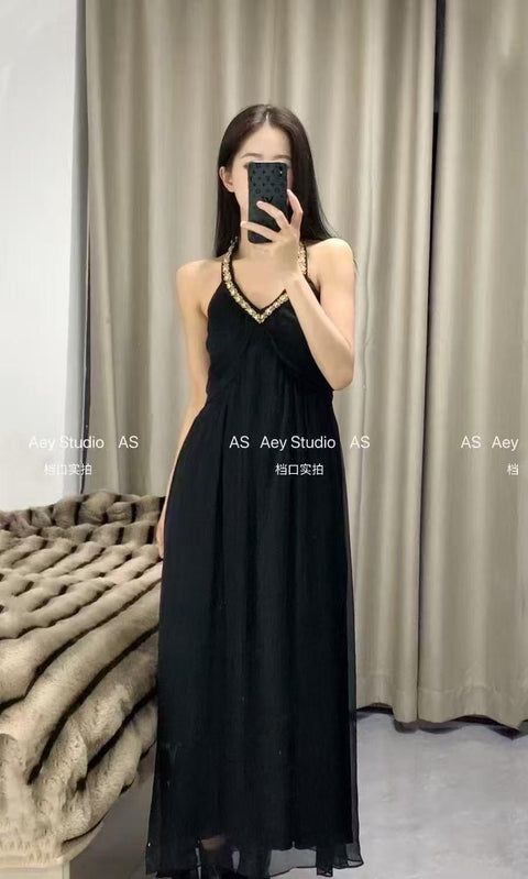 Shia Crystal Luxe Maxi Dress
