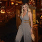 Halter Vest Pants suit set