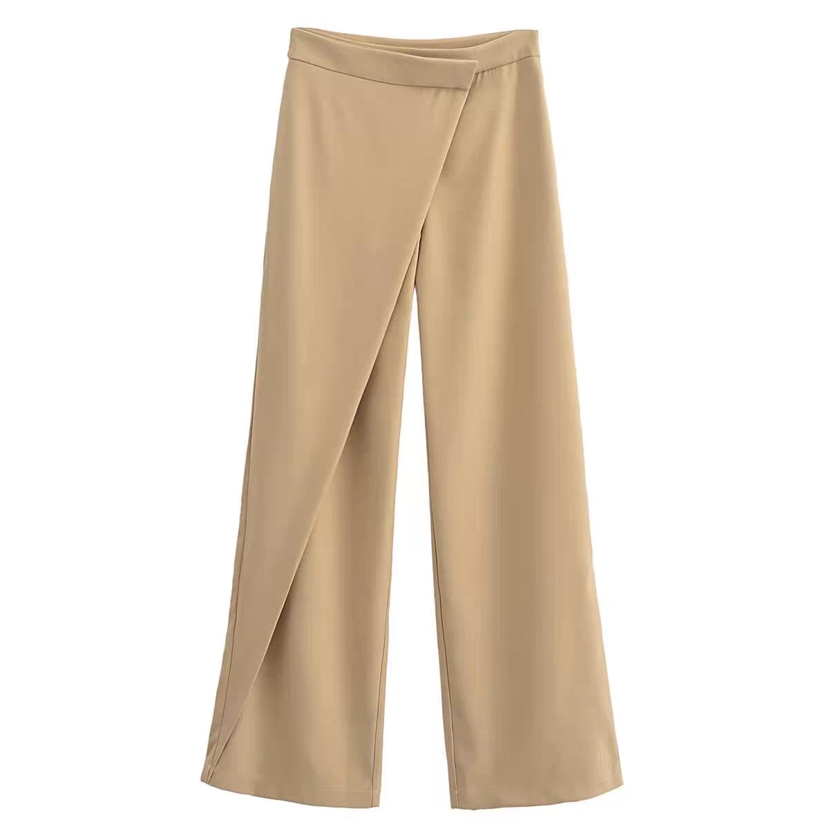 High waist wide leg pants