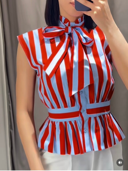 Emry Stripe Bluose