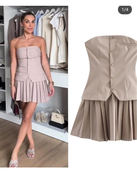 Romi off shoulder mini dress