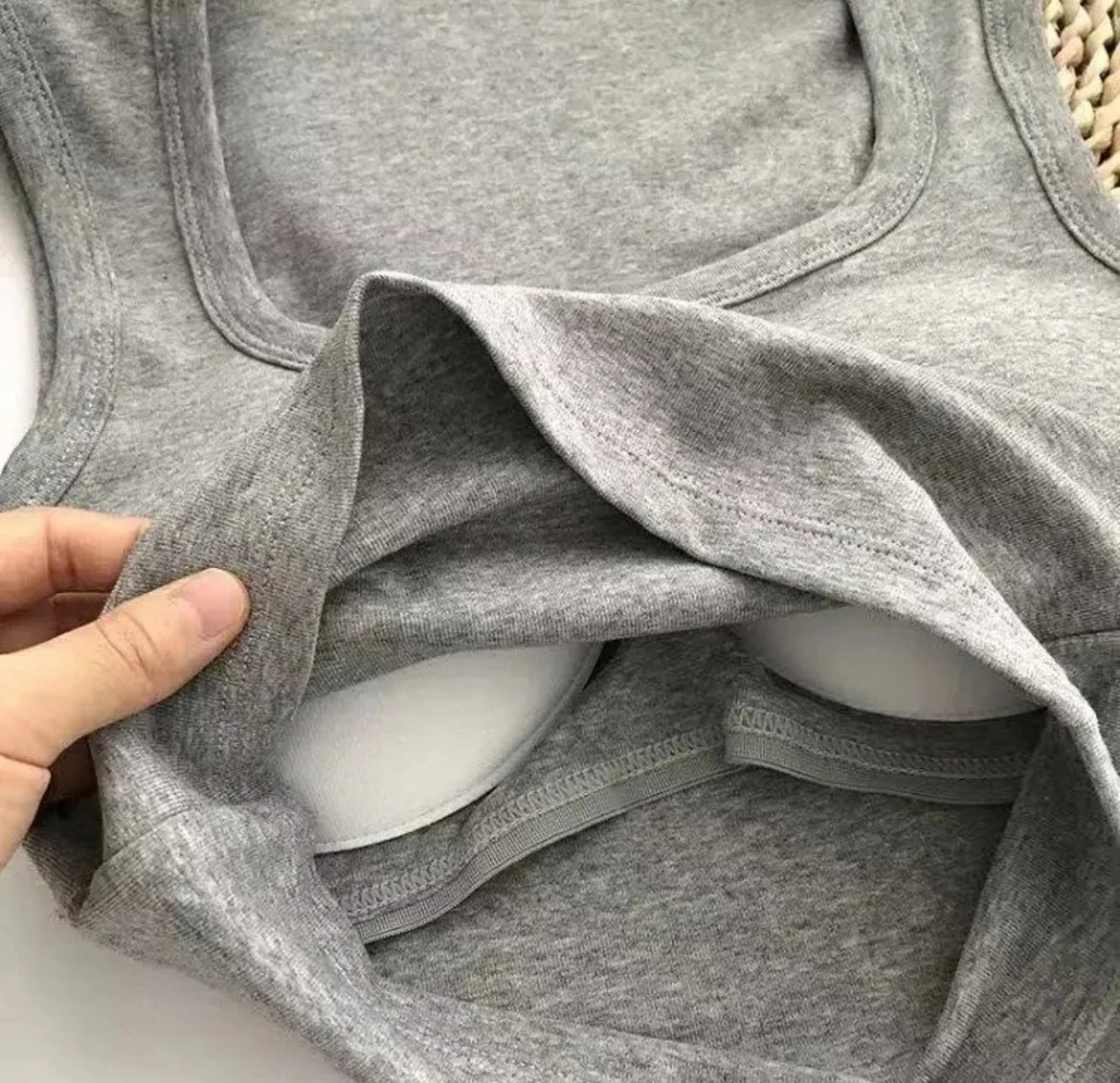 Lovito Tank Tops With Inbuilt Bra