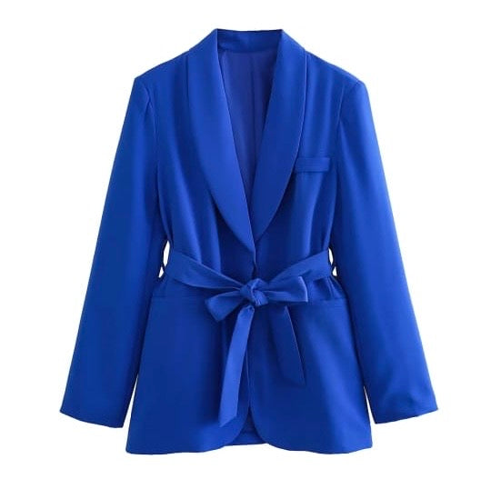 Blue Blazer Pant Set