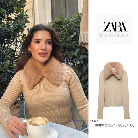 Faux fur Knitwear