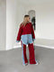 Denim Trim Statement Cords