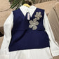 Luna Bloom Knit Shirt Set