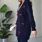 Cherry knitted Warm Cords Set