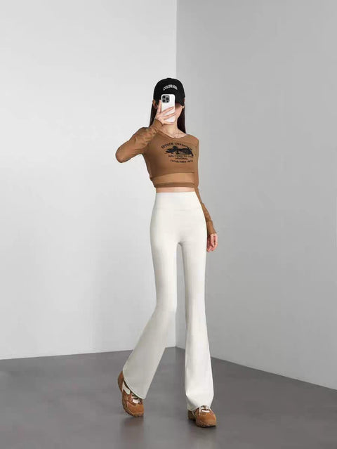 Niona Luxe High Waist Flare Pants