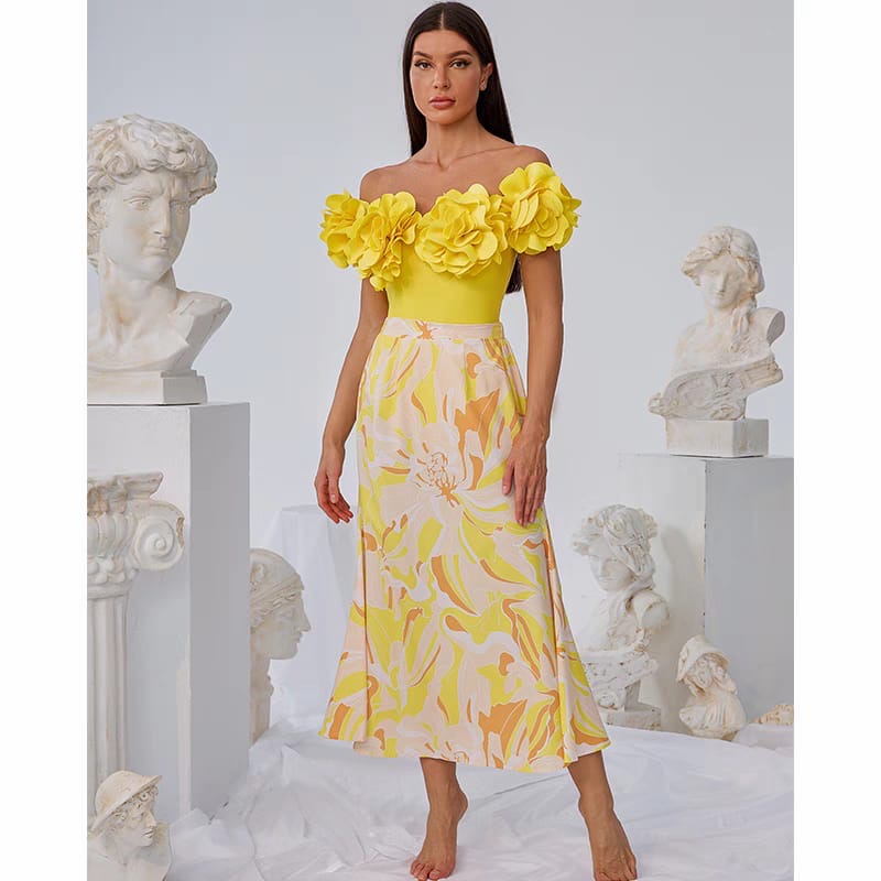 Agua 3D Swimsuit Set