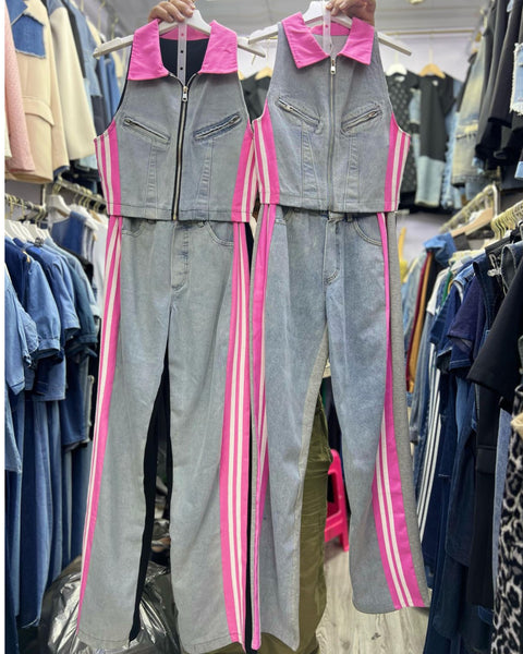 Denim Chic Coords Set