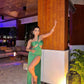 Zinnia Cutout Resort Wear Dress