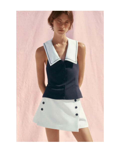 Sailor Muse Collar Top