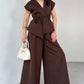 Mocha Luxe Cords Set