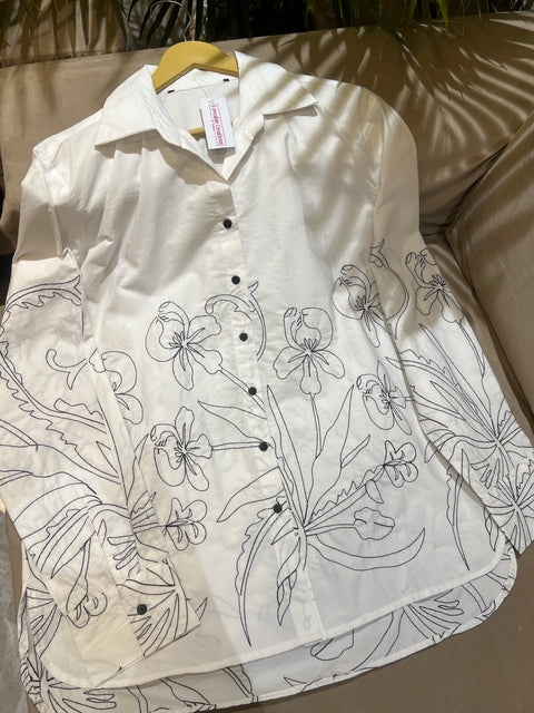 Cotton Embriodery Shirt