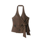 Mocha Fleur Halter Cords Set