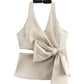 V neck sleeveless top