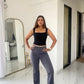 Niona Luxe High Waist Flare Pants