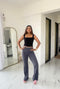 Niona Luxe High Waist Flare Pants