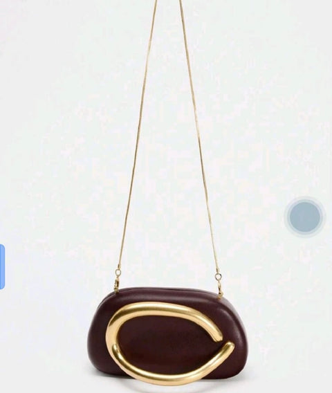 Opulence Arc Clutch Bag