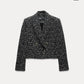 Enzo Luxe Tweed Blazer